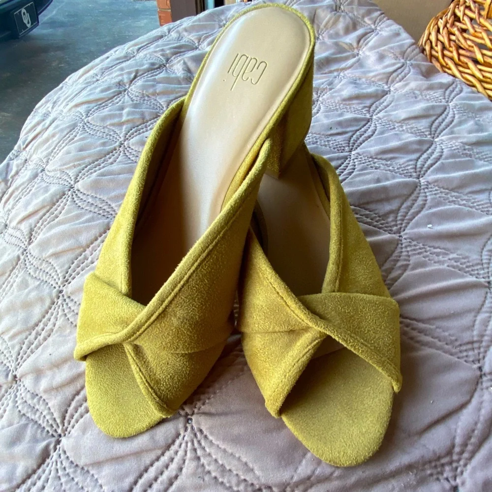 50%off w❤️ Cabi Marigold Mules - Style 6018 sz 7 S16 - Picture 4 of 10